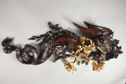 XIXe siècle - Applique Japonisante attribuée à G. Viardot, France circa 1880