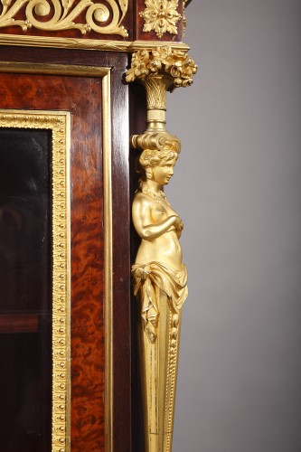 Mobilier Bibliothéque, vitrine - Vitrine attribuée à H. Dasson, France circa 1880