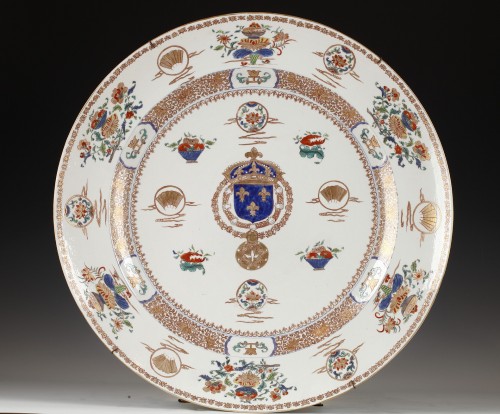 Antiquités - Planter and Decorative Dish attributed to Samson &amp; Cie, France circa 1880