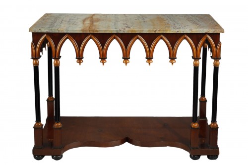Console "à la cathédrale", France circa 1830