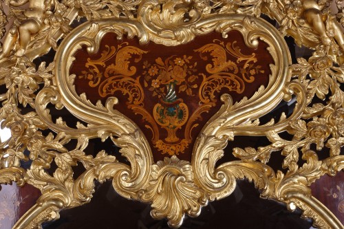 Important Miroir d'apparat, Italie circa 1880 - Miroirs, Trumeaux Style 