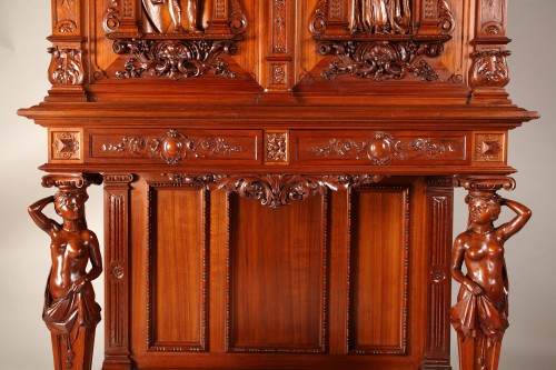 Neo-Renaissance Cabinet attributed to H.-A. Fourdinois, France 1893 - 