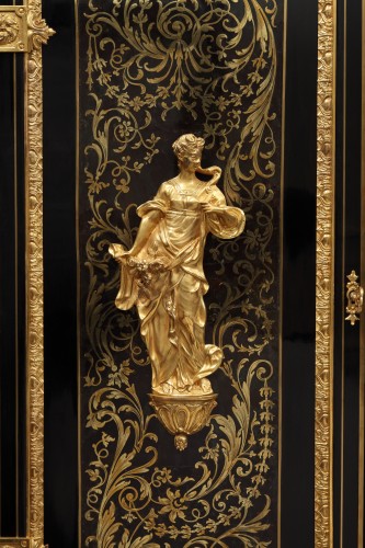 &quot;Boulle&quot; Meuble d&#039;appui attributed to Befort Jeune, France circa 1870 - Napoléon III