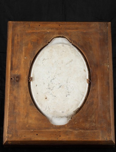 Plaque en porcelaine de Paris "Scène Champêtre aux Daims" par Saunier, France 1819 - 