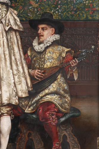 The Musicians by A. A. Lesrel, French School 1912 - 