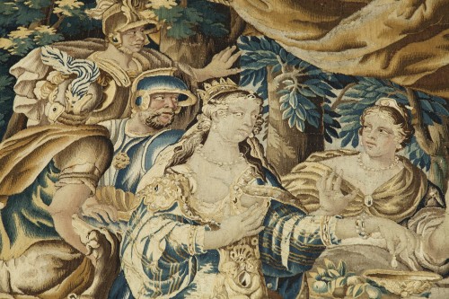 Tapisserie d'Aubusson "Le Banquet de Cléopâtre", France XVIIIe siècle - Tobogan Antiques