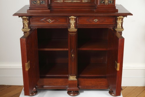 Napoléon III - Neo-Renaissance Cabinet by P. Sormani &amp; attr.to E. Lièvre, France, c.1870