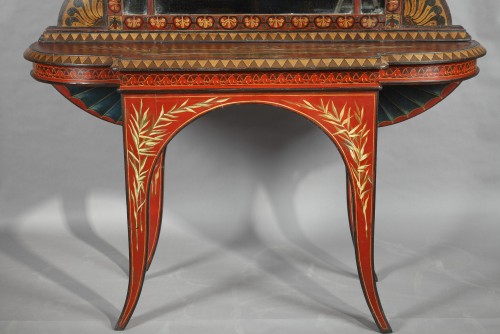 Furniture  - Neo-Pompeian Console and its Mirror, Probably Italy circa 1890