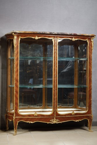 Mobilier Bibliothéque, vitrine - Paire de vitrines attribuées à J.-E. Zwiener et L. Messagé, France circa 1885