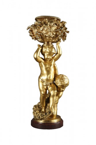 &quot;Children Bacchanale&quot; Bronze by C. Cumberworth &amp; Susse Frères  c. 1860