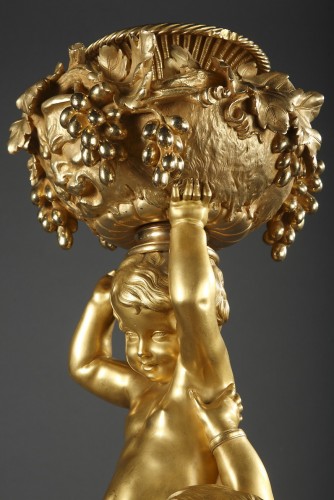 &quot;Children Bacchanale&quot; Bronze by C. Cumberworth &amp; Susse Frères  c. 1860 - 