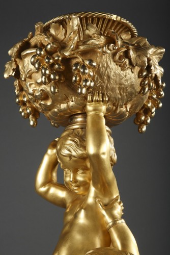 "Bacchanale aux enfants" par Cumberworth et Susse Frères, France circa 1860 - Tobogan Antiques