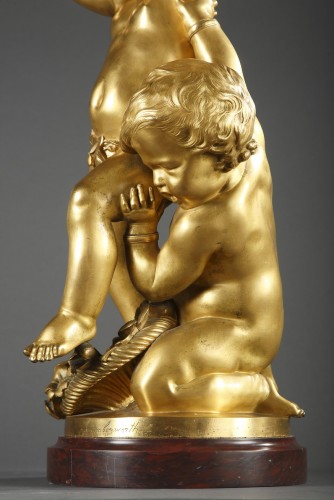 XIXe siècle - "Bacchanale aux enfants" par Cumberworth et Susse Frères, France circa 1860
