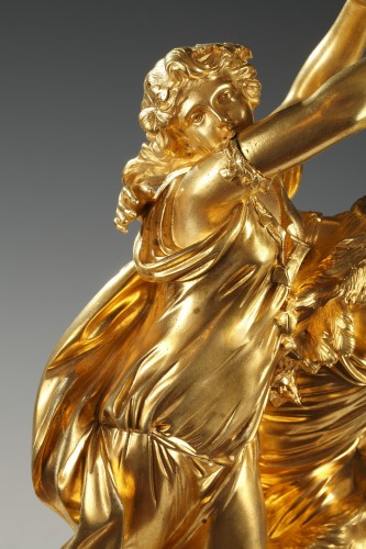 Sculpture Sculpture en Bronze - Bacchanale d'après Clodion, France circa 1880