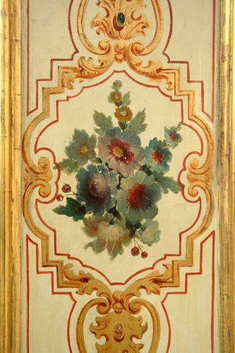 XIXe siècle - Ensemble de quatre Double-Portes Palatiales, Italie, Fin XIXe siècle