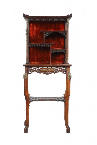 Cabinet Japonisant attribué à G. Viardot, France circa 1880