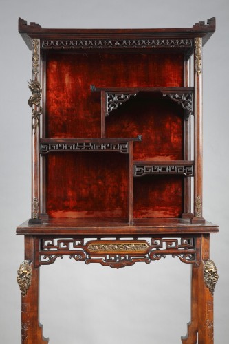 &quot;Japonisme &quot; Cabinet attr. to G. Viardot, France circa 1880 - Furniture Style 