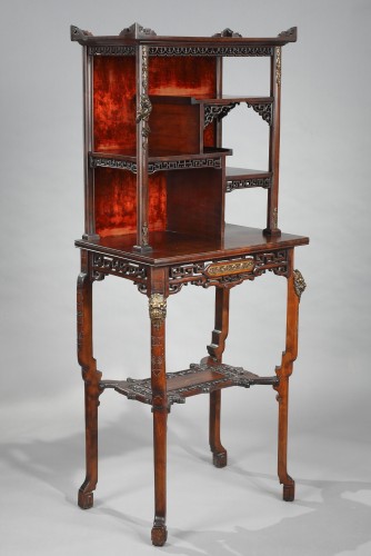 19th century - &quot;Japonisme &quot; Cabinet attr. to G. Viardot, France circa 1880