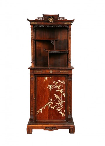 Cabinet étagère Japonisant par G. Viardot, France 1888