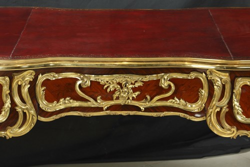 Antiquités - Bureau plat d'après un modèle de J. Dubois, France circa 1880