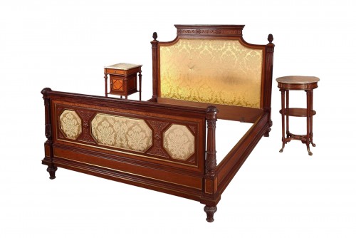 8 Pieces Bedroom Set, H.A. Fourdinois, France Circa 1889