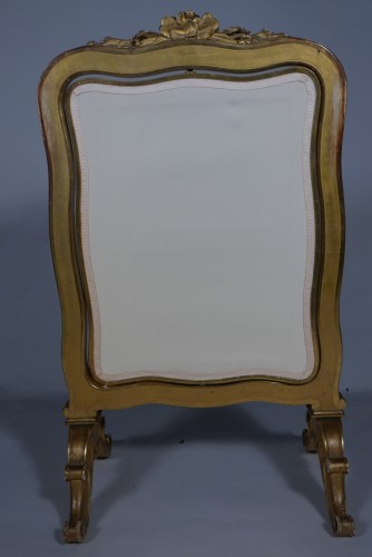 Ecran de cheminée, France, circa 1890 - Tobogan Antiques