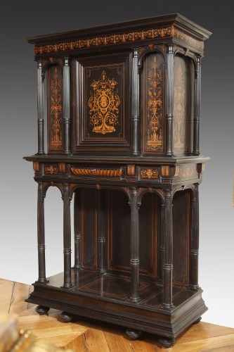 Paire de cabinets néo-Renaissance attribués à F. Linke, France circa 1880 - Tobogan Antiques