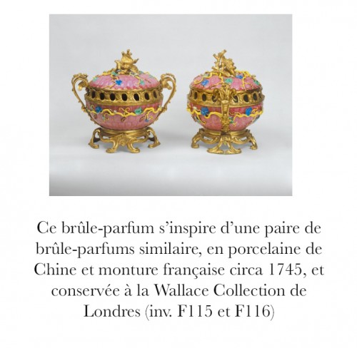 Antiquités - Porcelain Pot-pourri attributed. to l&#039;Escalier de Cristal, France Circa 1880