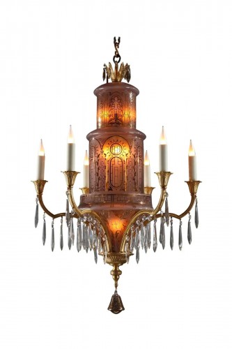 Oriental style Chandelier, France Circa 1900