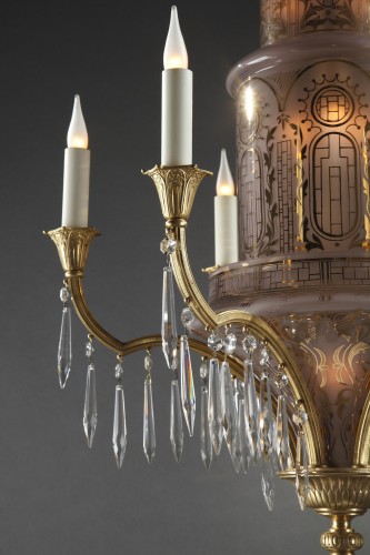 Luminaires Lustre - Lustre Orientalisant, France Circa 1900