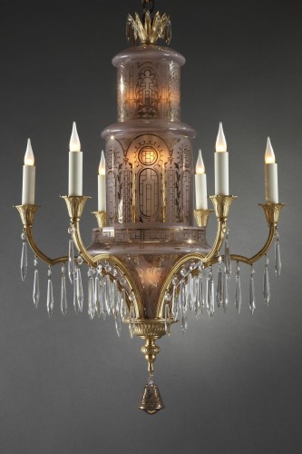 Art nouveau - Oriental style Chandelier, France Circa 1900