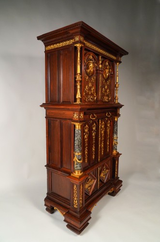 XIXe siècle - Cabinet Neo-Renaissance, E.Lièvre et P.Sormani, France circa 1870