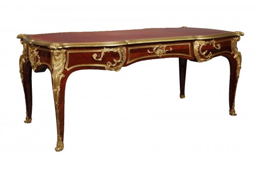 Important flat desk Attributed to G.Durand, France, Circa 1880