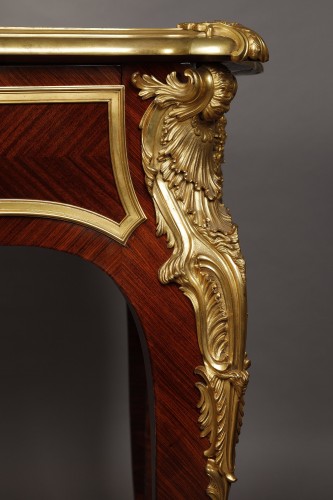Important flat desk Attributed to G.Durand, France, Circa 1880 - Napoléon III