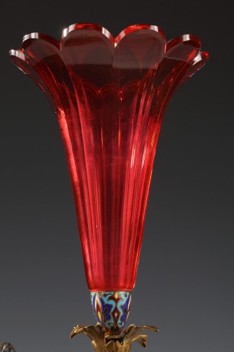 XIXe siècle - Centre de table, Vienne circa 1880