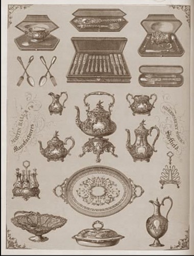 Napoléon III - Plat couvert d'apparat en argent, Martin Hall & Co Angleterre 1856