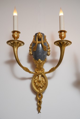 Lighting  - Beautiful Pair of Wall-Lights, attributed to H. Dasson, France, Circa 1880