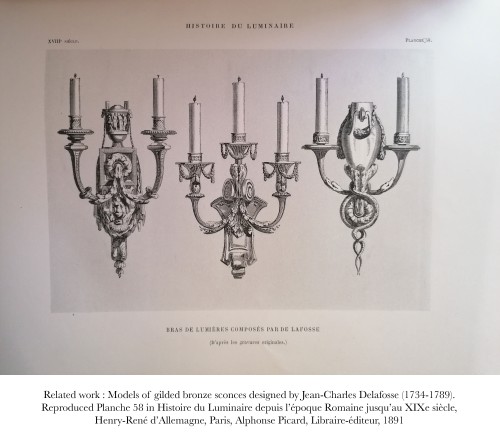 XIXe siècle - Paire d’appliques attribuée à H. Dasson, France circa 1880