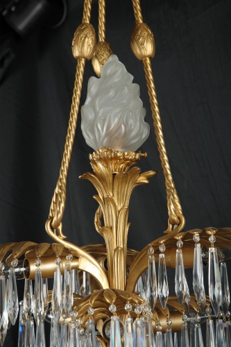 Luminaires Lustre - Lustre Palmier, France circa 1890