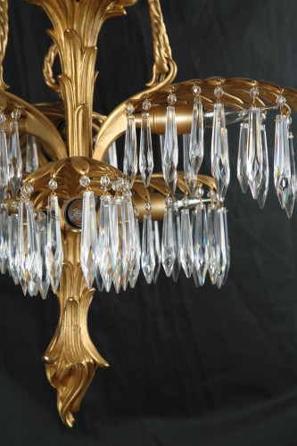XIXe siècle - Lustre Palmier, France circa 1890