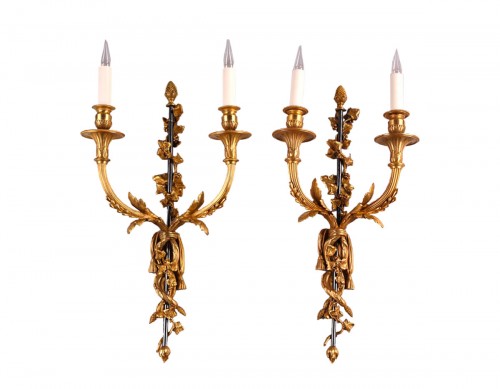 Paire d'appliques, attribué à Henri Vian, France circa 1880