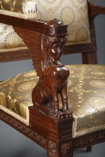 XIXe siècle - Paire de fauteuils à la Reine, France circa 1870