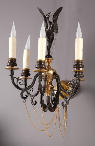 Fine Pair of Ne-Greek Sconces - Lighting Style Napoléon III