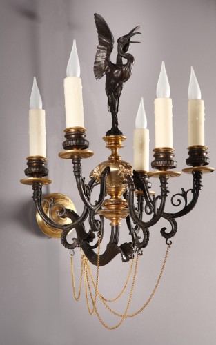 Lighting  - Fine Pair of Ne-Greek Sconces