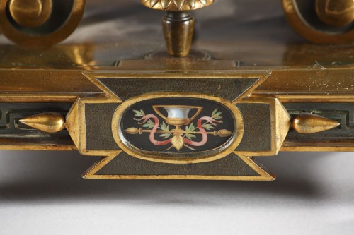 Napoléon III - A Neo-Greek Clock Set, H. Houdebine, France circa 1867