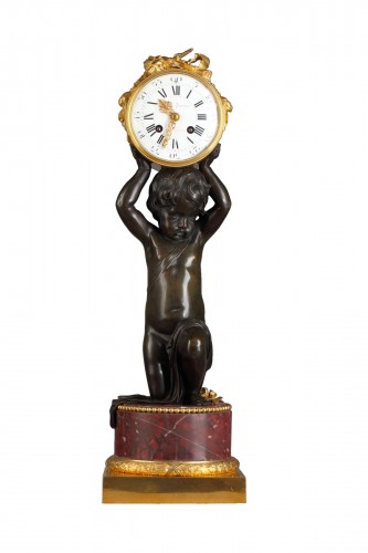 Charming Clock, E.Hazard, France circa 1880