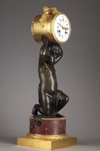 Charming Clock, E.Hazard, France circa 1880 - Horology Style Napoléon III
