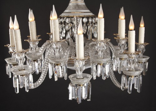 Crystal Chandelier, Attributed To Baccarat, France circa 1890 - 