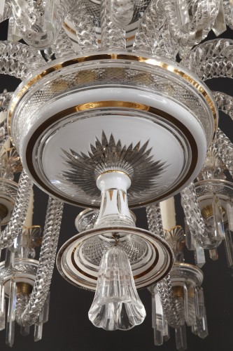 Napoléon III - Crystal Chandelier, Attributed To Baccarat, France circa 1890