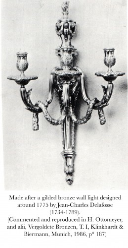 19th century - Pair of Sconces with an &quot;Antique Brasero&quot;, France 1880